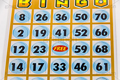 ビンゴカード,ビンゴ,カード,くじ,ゲーム,番号,当たり,運,景品,商品,free,game,bingo,card,フルサイズ撮影