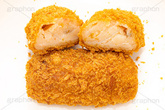 カニクリームコロッケ,カニ,蟹,クリーム,ホワイトソース,コロッケ,ころっけ,揚げ,油,つまみ,居酒屋,日本料理,和食,日本食,おやつ,おつまみ,惣菜,お惣菜,japan,フルサイズ撮影