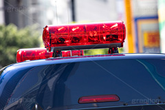 パトラン,パトカー,警備,車,警察,サイレン,パトランプ,事故,事件,警戒,警報,取締り,110番,通報,緊急車両,フルサイズ撮影
