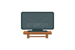 液晶テレビ,テレビ,液晶,画面,モニタ,家電,デジタル,イラスト,挿絵,挿し絵,illustration,TV,digital