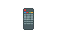 テレビのリモコン,リモコン,操作,ボタン,テレビ,家電,デジタル,イラスト,挿絵,挿し絵,illustration,TV,digital