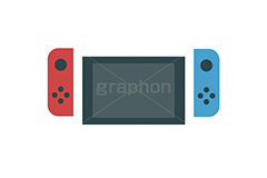 ゲーム機,ゲーム,液晶,画面,遊び,コントローラー,操作,ボタン,スイッチ,おもちゃ,玩具,イラスト,デジタル,挿絵,挿し絵,digital,illustration,switch,game