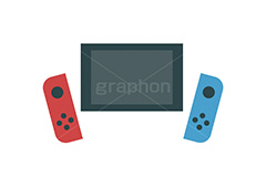 ゲーム機,ゲーム,液晶,画面,遊び,コントローラー,操作,ボタン,スイッチ,おもちゃ,玩具,イラスト,デジタル,挿絵,挿し絵,digital,illustration,switch,game
