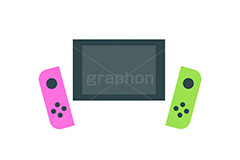 ゲーム機,ゲーム,液晶,画面,遊び,コントローラー,操作,ボタン,スイッチ,おもちゃ,玩具,イラスト,デジタル,挿絵,挿し絵,digital,illustration,switch,game