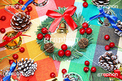 クリスマスリース,クリスマスオーナメント,クリスマス,CHRISTMAS,Xmas,飾り,デコレーション,リース,松ぼっくり,リボン,オーナメント,イベント,冬,パーティー,party,ornament,装飾,行事