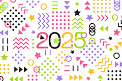 2025年号デザイン,ポップ柄,ポップ背景,西暦,年号,年賀状,お正月,正月,記事,ニュース,ポップ,デザイン,イメージ,イベント,行事,風習,メッセージ,かわいい,カワイイ,可愛い,POP,news,design,event,message,text,2025