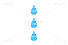 水滴,雫,しずく,雨粒,雨,天気,お天気,天候,空,天気予報,マーク,挿絵,挿し絵,mark,weather