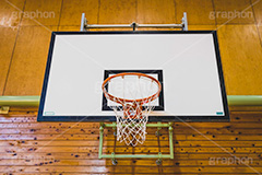 バスケットゴール,バスケットボール,バスケット,ゴール,ネット,スポーツ,競技,運動,体育,体育館,部活,学校,sports,basketball,フルサイズ撮影