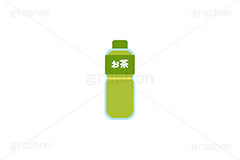 緑茶,ペットボトル,ボトル,ドリンク,お茶,カテキン,水分補給,飲み物,飲料,500ミリリットル,500mℓ,挿絵,挿し絵,drink,bottle,illustration