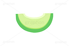 切られたメロン,メロン,フルーツ,果実,果物,デザート,挿絵,挿し絵,fruit,melon