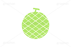 メロン,フルーツ,果実,果物,デザート,皿,挿絵,挿し絵,fruit,melon
