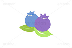 ブルーベリー,ベリー,フルーツ,果実,果物,デザート,挿絵,挿し絵,fruit,blueberry