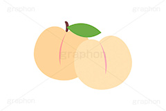 白桃,もも,桃,モモ,ピーチ,フルーツ,果実,果物,デザート,挿絵,挿し絵,fruit,autumn,peach