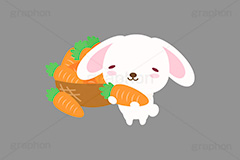 大好物,うさぎキャラクター,イースター,干支,卯年,お正月,正月,年賀状,うさぎ,ウサギ,卯,兎,兔,ラビット,冬,行事,イラスト,キャラクター,動物,小動物,ポップ,可愛い,かわいい,カワイイ,かごいっぱいのニンジン,にんじん,ニンジン,キャロット,人参,野菜,収穫,かご,カゴ,籠,いっぱい,挿絵,挿し絵,newyear,illustration,POP,winter,rabbit,carrot,卯年年賀状