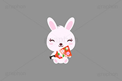 羽根つき,羽付き,羽根,お正月遊び,遊び,羽子板,伝統,習わし,梅,梅の花,うさぎキャラクター,干支,卯年,お正月,正月,年賀状,うさぎ,ウサギ,卯,兎,兔,ラビット,イベント,冬,行事,イラスト,キャラクター,動物,小動物,ポップ,可愛い,かわいい,カワイイ,挿絵,挿し絵,newyear,illustration,POP,winter,rabbit,character,japan,卯年年賀状