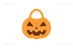 トリックオアトリート,ハロウィン,トリート,ジャックオランタン,ジャックオーランタン,バケツ,挿絵,挿し絵,illustration,halloween