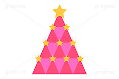 クリスマスツリー,ツリー,飾りつけ,装飾,デコレーション,星,イベント,冬,行事,イラスト,ポップ,可愛い,かわいい,カワイイ,挿絵,挿し絵,christmas,xmas,illustration,POP,winter,tree
