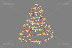 キラキラツリー,クリスマスツリー,ツリー,飾りつけ,装飾,デコレーション,キラキラ,星,イベント,冬,行事,イラスト,挿絵,挿し絵,christmas,xmas,illustration,winter,tree