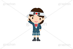 願掛け,祈願,参拝,奉納,願い,叶う,合格祈願,合格,受験,試験,冬,行事,イラスト,キャラクター,人物,学生,制服,ブレザー,生徒,中学生,高校生,学校,家族,ポップ,可愛い,かわいい,カワイイ,挿絵,挿し絵,illustration,POP,winter,message,japan