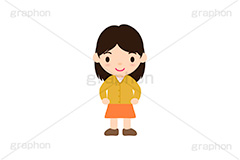 人物キャラクター,女子,女性,イラスト,キャラクター,人物,ポップ,可愛い,かわいい,カワイイ,挿絵,挿し絵,illustration,POP