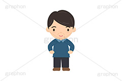 人物キャラクター,おじさん,お父さん,中年,イラスト,キャラクター,人物,ポップ,可愛い,かわいい,カワイイ,挿絵,挿し絵,illustration,POP