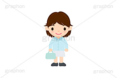 人物キャラクター,OL,女性,バッグ,出社,通勤,イラスト,キャラクター,人物,ポップ,可愛い,かわいい,カワイイ,挿絵,挿し絵,illustration,POP