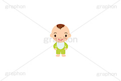 人物キャラクター,赤ちゃん,赤ん坊,幼児,ベビー,男の子,イラスト,キャラクター,人物,ポップ,可愛い,かわいい,カワイイ,挿絵,挿し絵,illustration,POP