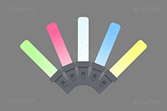 ペンライト,ブレード,ライト,光る,推し活,推し,箱推し,グループ,ユニット,イベント,ライブ,ライヴ,コンサート,オタ芸,推しメン,ファン,アイドル,イラスト,挿絵,挿し絵,illustration,light,event,live