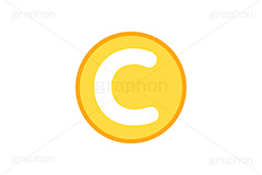 Cマーク,コイン,マーク,アイコン,円,マネー,金,お金,経済,景気,投資,貯金,貯蓄,通貨,ゴールド,イラスト,挿絵,挿し絵,yen,coin,money,illustration,mark,icon,gold