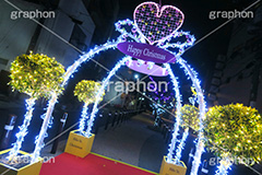 イルミネーション,イルミ,illumination,電飾,電球,発光ダイオード,LED,冬,キラキラ,綺麗,きれい,キレイ,煌,輝,デート,スポット,都内,自由が丘,ハート,アーチ,イベント,冬,目黒区,行事