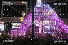 新宿,しんじゅく,イルミネーション,イルミ,illumination,電飾,電球,発光ダイオード,LED,冬,キラキラ,富士山型,アルタ前,イベント,shinjuku,event,行事