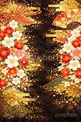 和柄背景,年賀,年賀状,お正月,正月,和柄,花柄,和,和風,雲,派手,豪華,ひな祭り,雛祭り,ひなまつり,おめでたい,event,japan