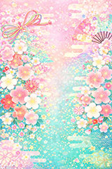 和柄背景,年賀,年賀状,お正月,正月,和柄,花柄,和,和風,雲,派手,豪華,ひな祭り,雛祭り,ひなまつり,おめでたい,event,japan