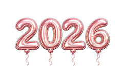 2026(バルーン),年号,西暦,バルーン,風船,パーティー,パーティ,飾り,装飾,デコレーション,年賀状,お正月,正月,年明け,新年,ニューイヤー,アニバーサリー,イベント,行事,ポップ,メッセージ,テキスト,message,text,POP,event,anniversary,balloon,2026