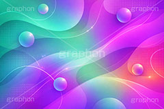 ポップ背景,ポップ柄,グラデーション,ポップ,曲線,ライン,柄,かわいい,可愛い,丸,ドット,背景,POP,dot,pattern,frame,AI生成素材