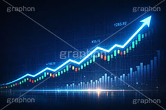 チャート上昇,チャート,株,株価,株価指数,上昇,急騰,下落,暴落,家計,積立,積み立て,投資,企業,決算,円安,仮想通貨,不動産,金利,グラフ,トレード,ローソク足,資産,金,お金,マネー,損失,NISA,経済,GDP,chart,graph,money,trade,AI生成素材