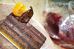 チョコレートケーキ,チョコ,チョコレート,chocolate,オレンジ,ケーキ,パティシエ,菓子,スイーツ,おやつ,sweet,スイート,甘い,デザート,お菓子,cake