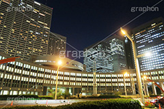 都庁の夜景,都庁,東京都庁,新宿,夜景,景色,東京,夜,ビル,第一庁舎,shinjuku