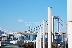 レインボーブリッジ,橋,ブリッジ,吊り橋,東京港連絡橋,お台場,台場,DAIBA,東京都港区台場,東京臨海副都心,御台場,東京湾,港区