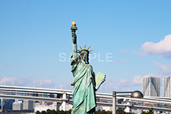 お台場,台場,DAIBA,東京都港区台場,東京臨海副都心,御台場,東京湾,自由の女神,女神,自由の女神像,女神像,リベルタス,立像,銅像,レプリカ,モニュメント,monument,港区