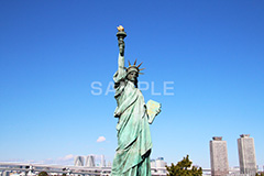 お台場,台場,DAIBA,東京都港区台場,東京臨海副都心,御台場,東京湾,自由の女神,女神,自由の女神像,女神像,リベルタス,立像,銅像,レプリカ,モニュメント,monument,港区