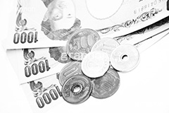 お金,モノクロ,白黒,しろくろ,モノクローム,単色画,単彩画,単色