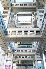 お台場,台場,DAIBA,東京都港区台場,東京臨海副都心,御台場,東京湾,フジテレビ本社ビル,フジテレビ,本社ビル,FCGビル,エフシージービル,ビル,ビルディング,テレビ局,TV局,港区