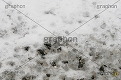 凍り付く地面,雪,ゆき,積,地面,凍り,冬,砂利,滑る,積雪,凍結,アイスバーン,snow,winter
