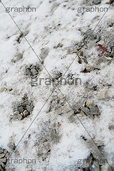 凍り付く地面,雪,ゆき,積,地面,凍り,冬,砂利,滑る,積雪,凍結,アイスバーン,snow,winter