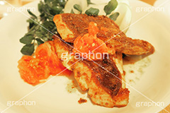 タンドリーグリルフィッシュ,スパイス,タンドリー,フィッシュ,魚料理,グリル,トマト,女子,女子力,洋食,お洒落,オシャレ,おしゃれ