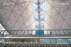 香港国際空港,香港,ホンコン,HongKong,空港,航空,航空路,飛行機,旅客機,到着,出発,発着,エアライン,航空会社,ターミナル,国内線,国際線,路線,ハブ,景気,アジア,亜細亜,ビルディング,建物,建造,ビジネス,事業,企業,業務,チェックイン,チェック,チェックする,カウンタ,カウンター,旅行,旅,travel