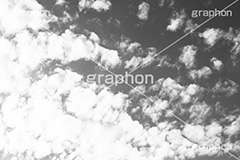 空と雲,モノクロ,白黒,しろくろ,モノクローム,単色画,単彩画,単色
