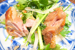 鶏とパクチーのサラダ,鶏,鶏肉,チキン,パクチー,香草,サラダ菜,菜,サラダ,さらだ,salad,ethnic,前菜,パクチニスト,chicken,エスニック