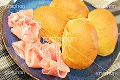 ブランパン,ヘルシー,生ハム,ハム,ふすまパン,ヘルシー,ダイエット,高タンパク,タンパク質,牛乳,milk,ミルク,朝食,ブレックファースト,breakfast,燻製